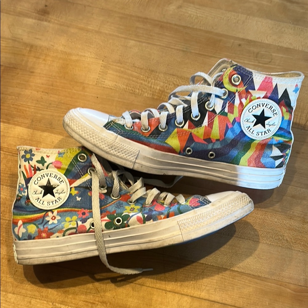 Converse Chuck Taylor All Star Hightop Pride Rainbow Sneaker Men’s 7 Women’s 9